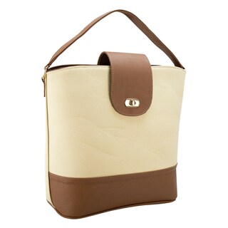 Foto 2 | Bolso Nueva Imagen Megan Late Lona Victoria Camel Textil/Sintético para Dama
