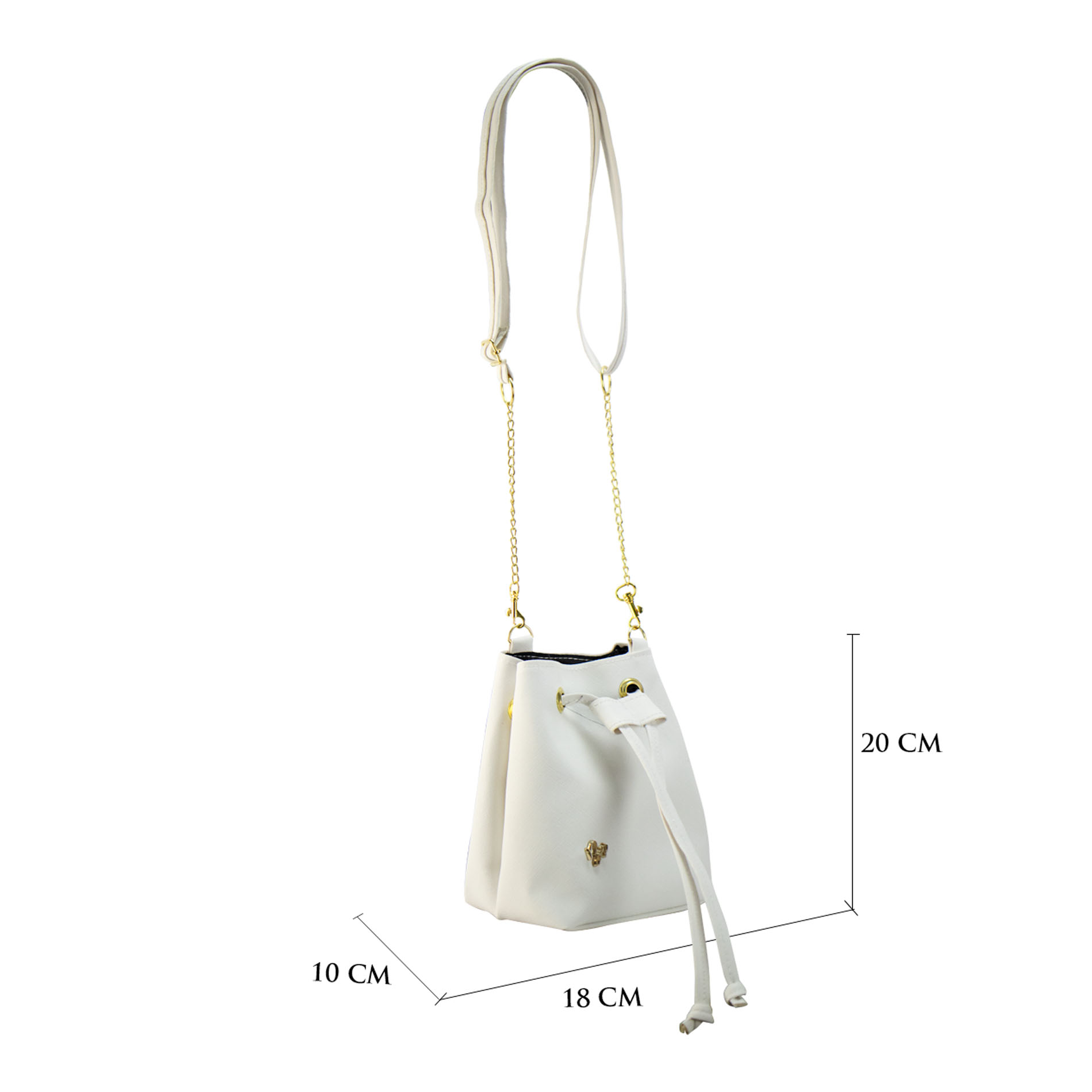 Foto 4 pulgar | Bolso Nueva Imagen Rubi Blanco Dapra Sintético para Dama
