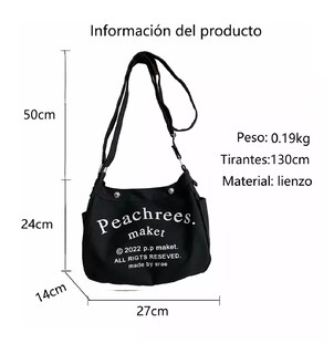 Foto 4 | Bolsa de Hombro Belug color Negro