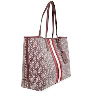 Foto 2 | Bolsa Tory Burch Gemini Link Canvas Tote 53303 989 Vino