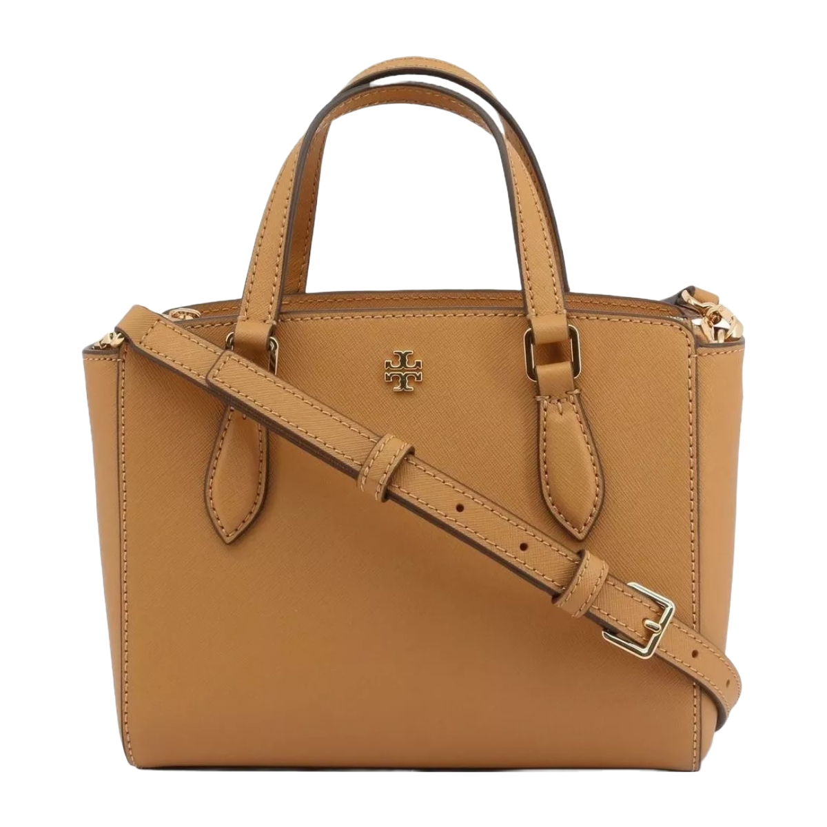 Foto 2 pulgar | Bolsa Tory Burch Emerson Mini Top Zip Tote 64189 900 Café