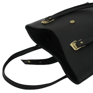 Foto 4 | Bolsa Tote Rbcollection 141182 color Negro con Doble Asa para Mujer