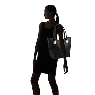Foto 5 | Bolsa Tote Rbcollection 141182 color Negro con Doble Asa para Mujer