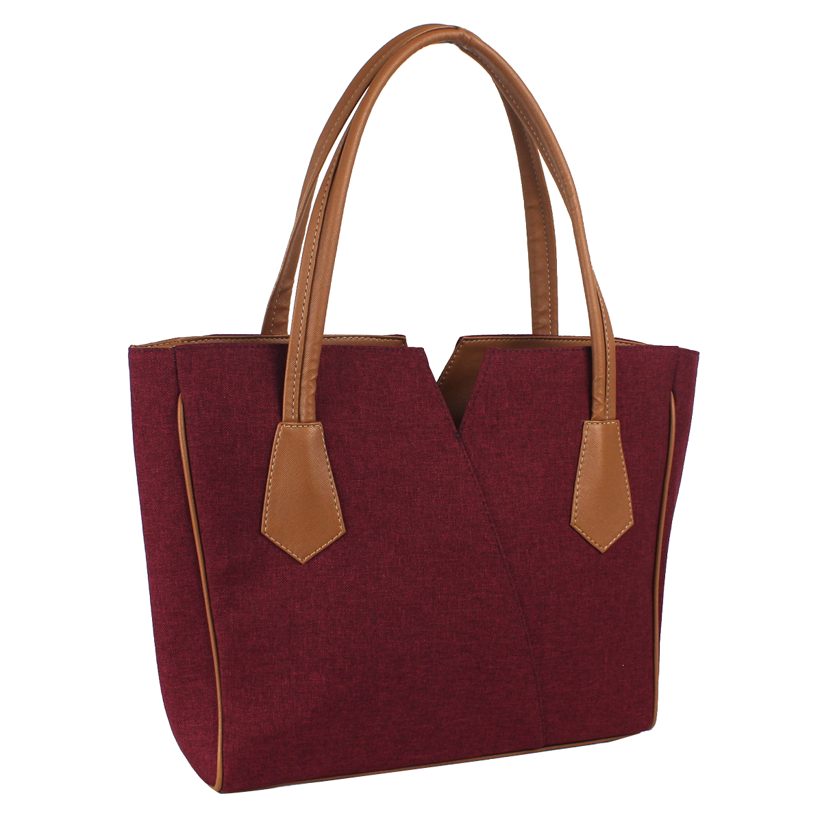Foto 2 | Bolsa Tote Rbcollection 141191 color Vino con Doble Asa para Mujer