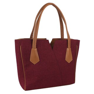 Foto 2 | Bolsa Tote Rbcollection 141191 color Vino con Doble Asa para Mujer