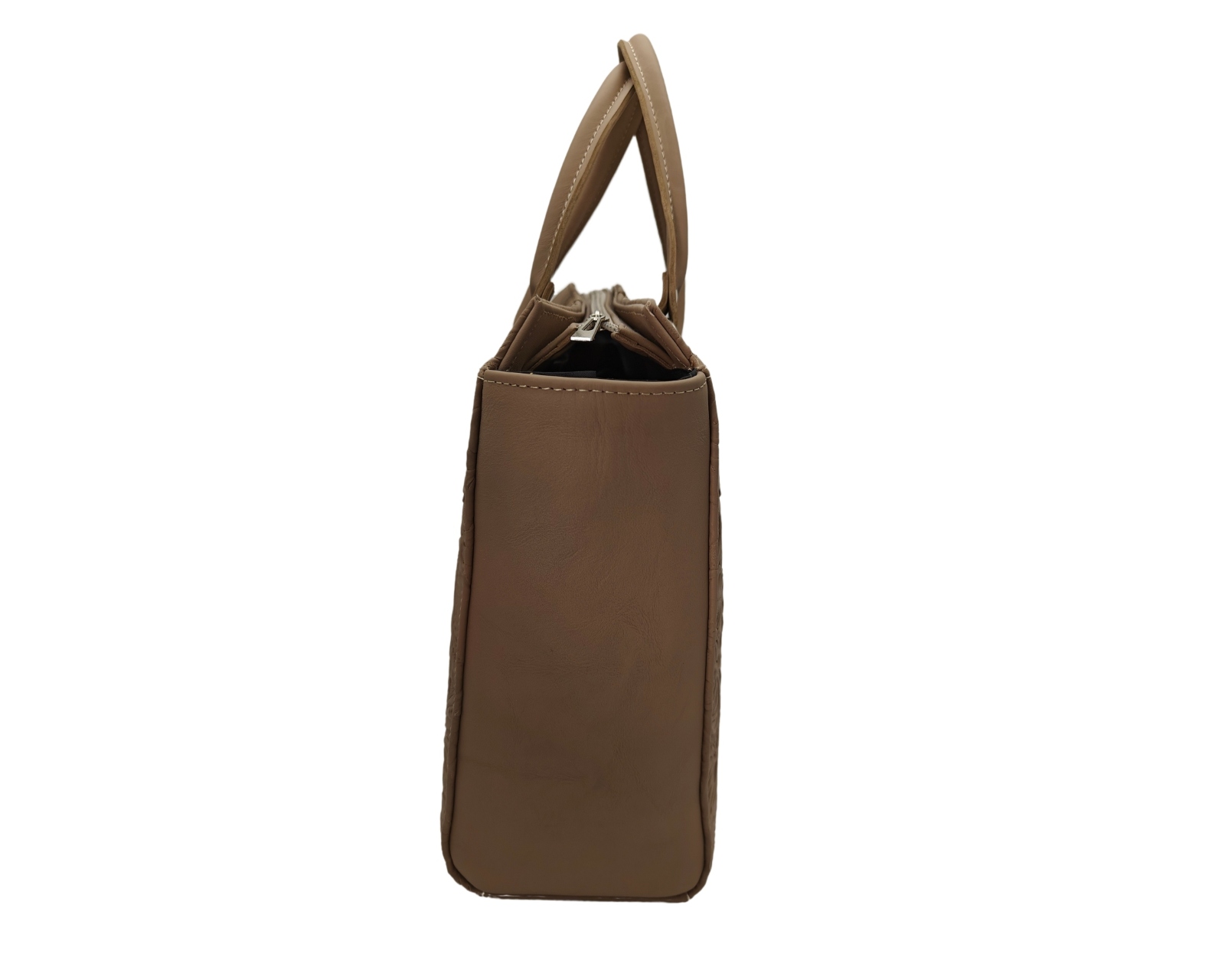 Foto 4 pulgar | Bolsa En Piel Vacuno Cincelada Fana Camila Avellana