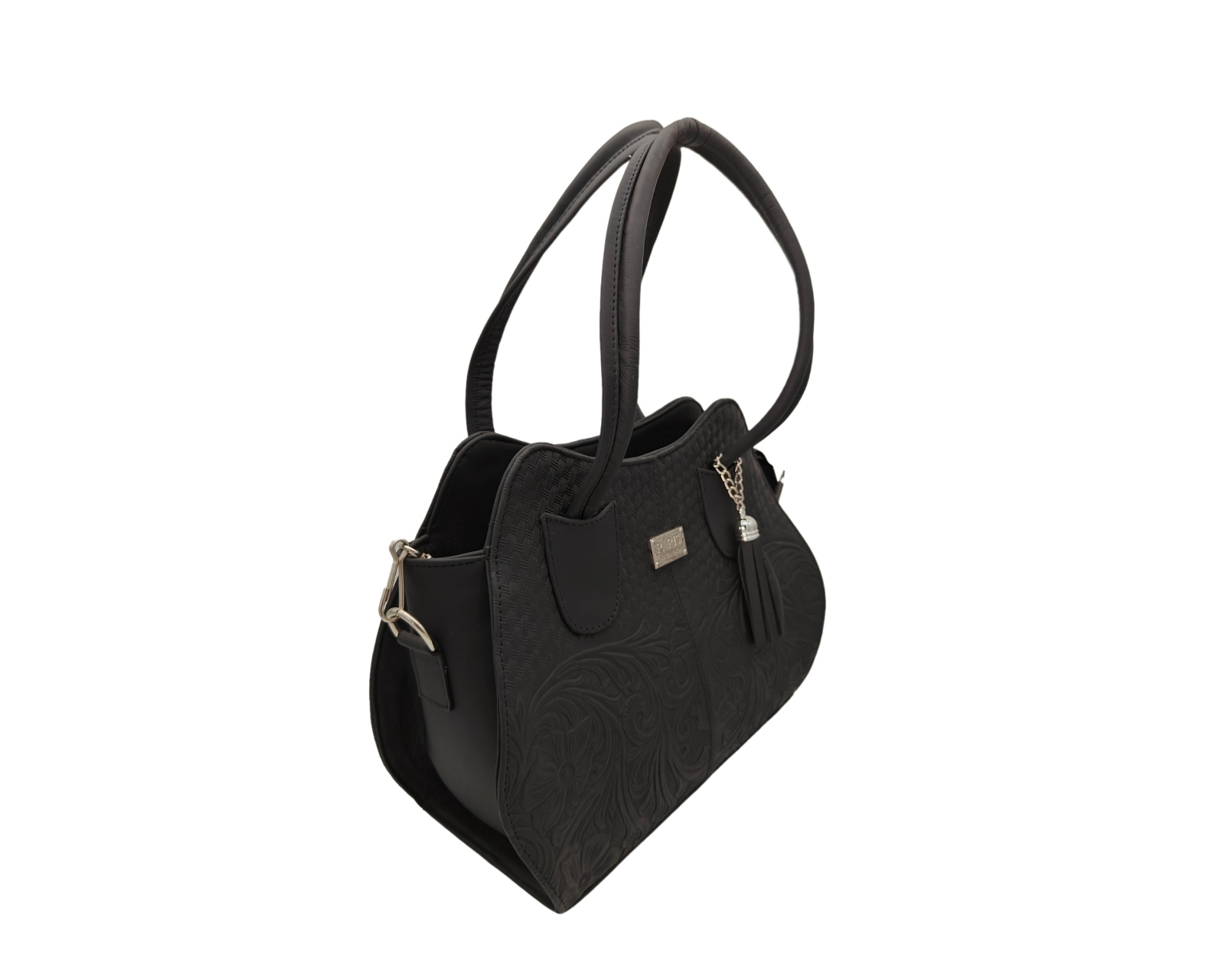 Foto 3 pulgar | Bolsa En Piel Vacuno Cincelada Fana Cleopatra Negro