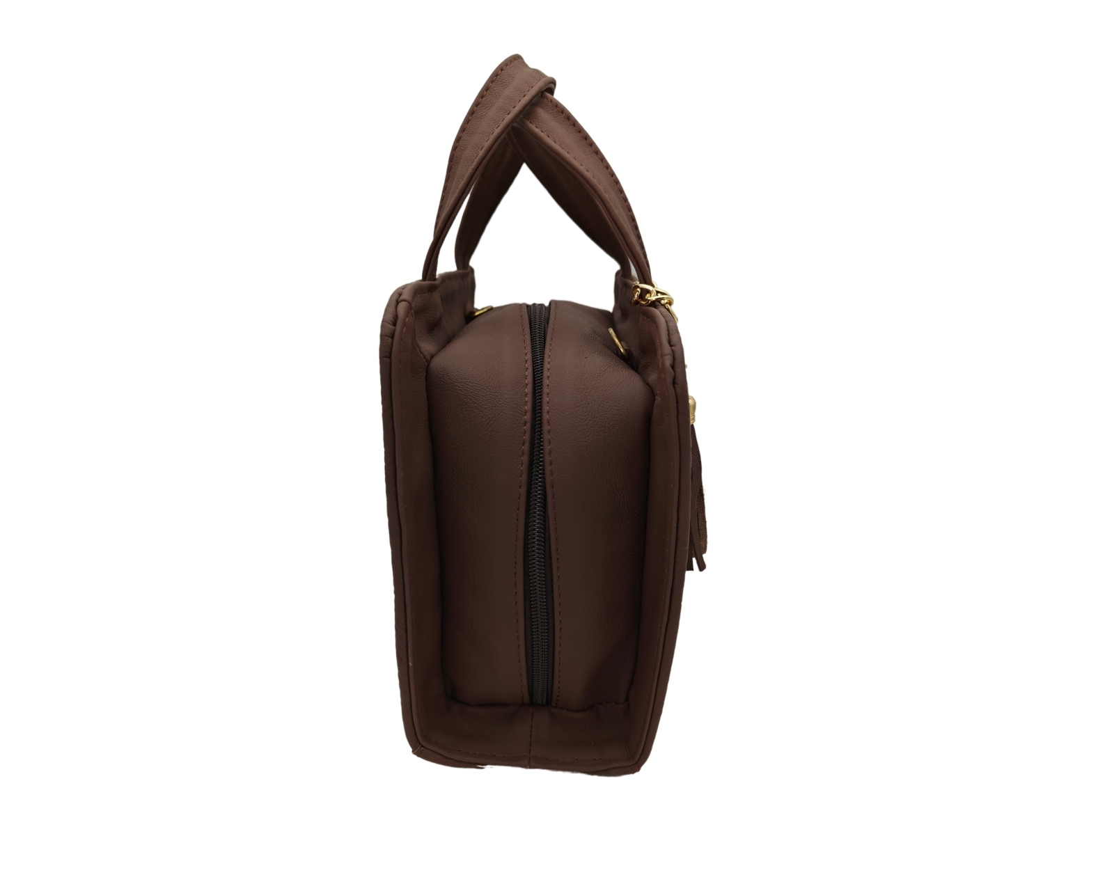 Foto 4 pulgar | Bolsa En Piel Vacuno Cincelada Fana Patricia Chocolate