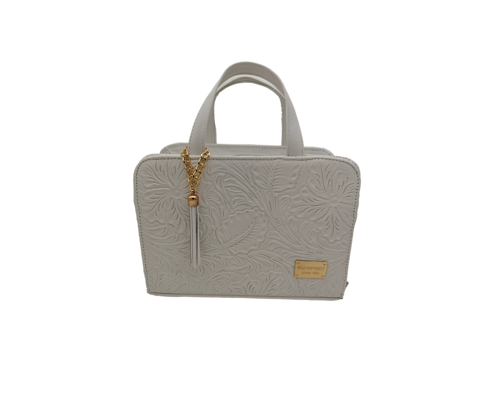 Bolsa En Piel Vacuno Cincelada Fana Patricia Blanco