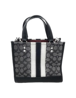 Foto 2 | Bolsa Coach Dempsey Ny color Negro para Mujer