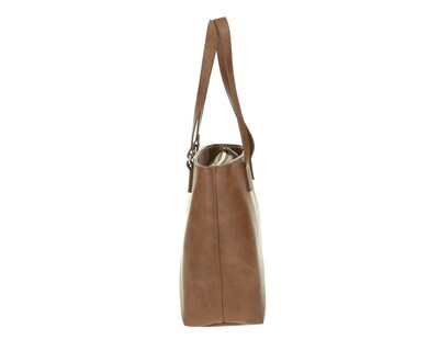 Foto 3 | Bolso De Dama Tote Gorett Sarina Café Mediano