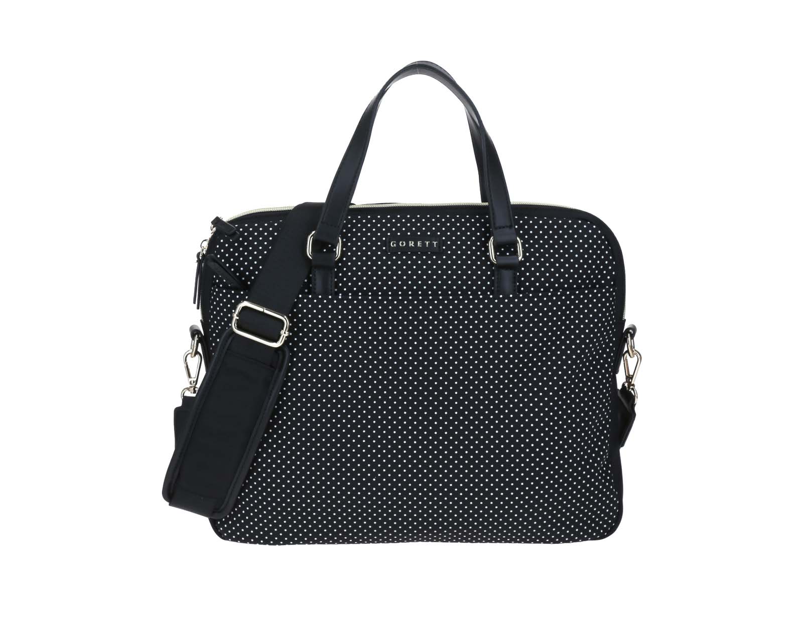 Foto 2 pulgar | Bolso De Dama Tote Gorett Koker Negro Grande Porta Laptop De Hasta 15 Pulgadas