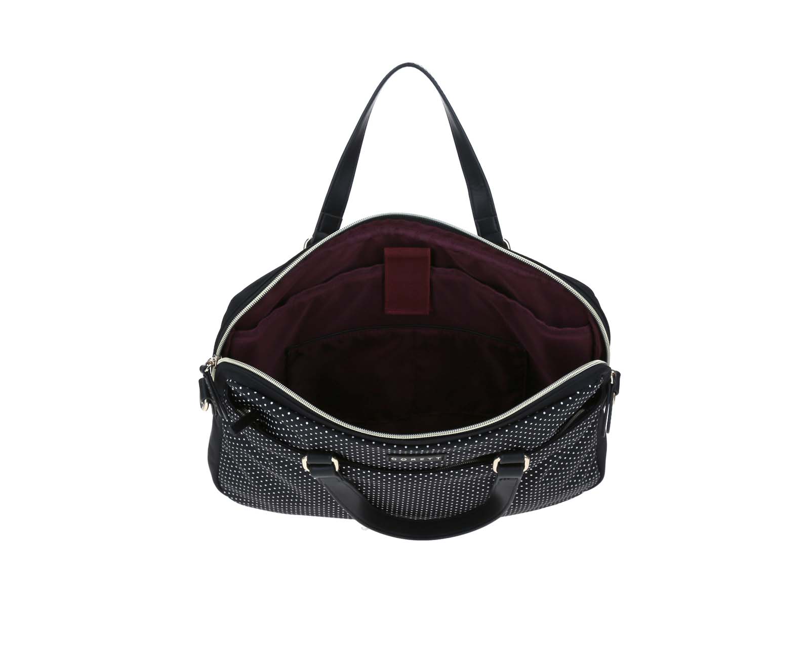 Foto 8 pulgar | Bolso De Dama Tote Gorett Koker Negro Grande Porta Laptop De Hasta 15 Pulgadas