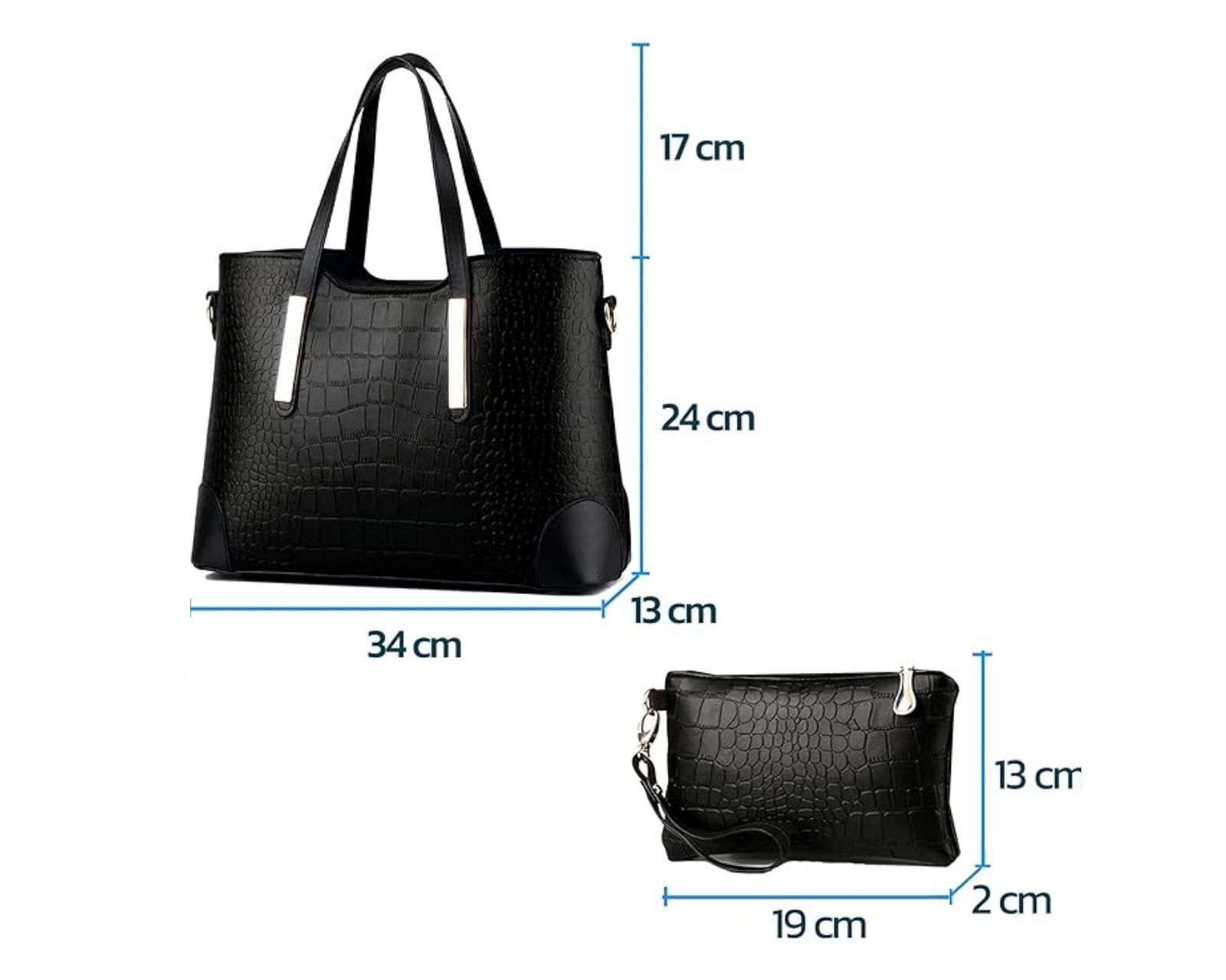 Foto 3 pulgar | Bolsa con Cosmetiquera Bluelander Negra