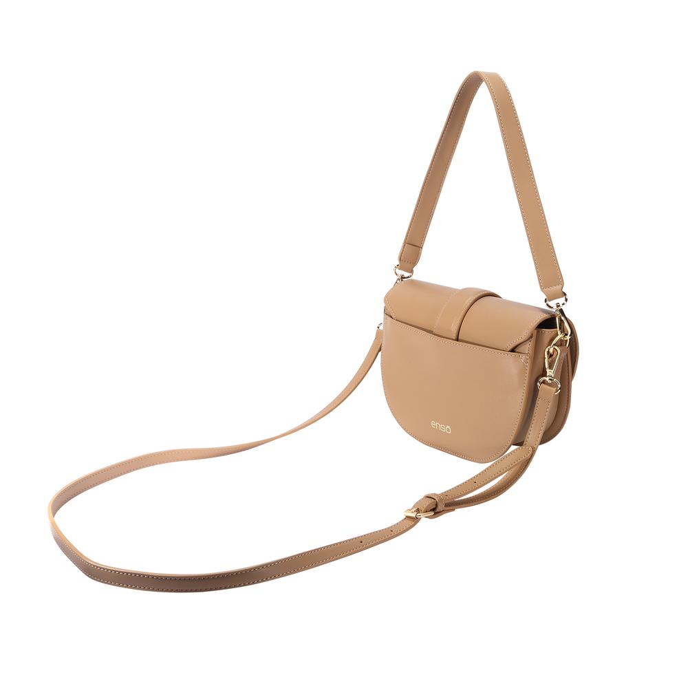 Foto 7 pulgar | Bolsa Handbag Para Mujer Enso Eb206hbbr Color Caqui Beige
