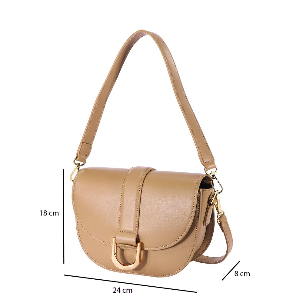 Foto 8 pulgar | Bolsa Handbag Para Mujer Enso Eb206hbbr Color Caqui Beige