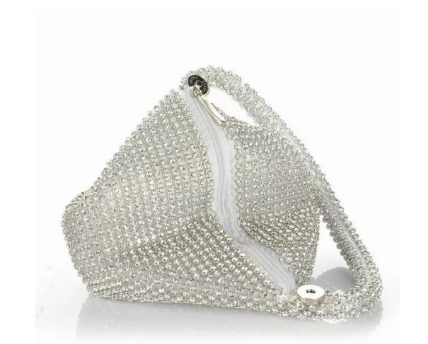 Foto 2 | Bolsa Wünd Plateada para Mujer