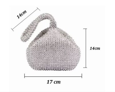 Foto 3 | Bolsa Wünd Plateada para Mujer