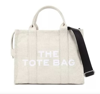 Foto 1 | Bolso Tote de Mano Blanco para Mujer