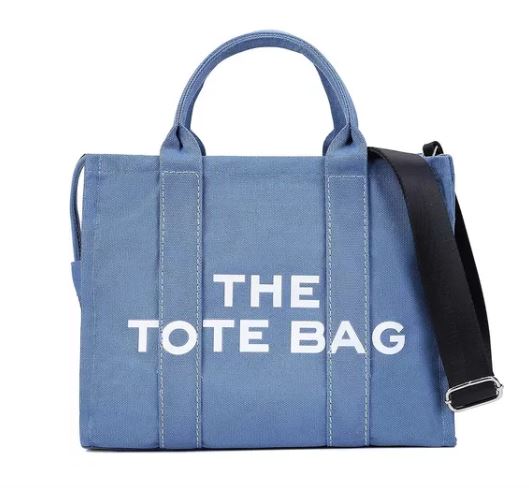 Foto 1 | Bolso Tote de Mano Azul para Mujer