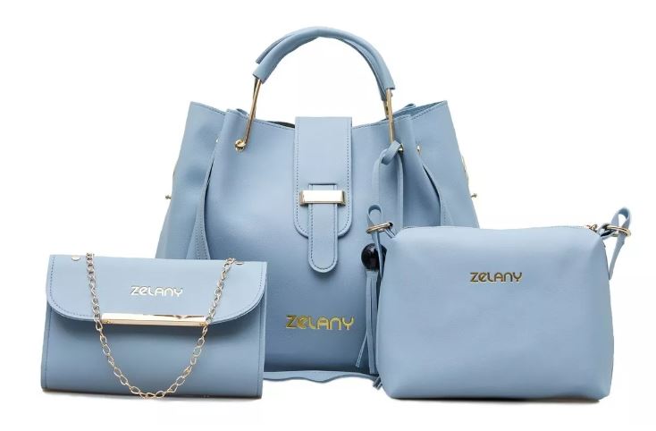 Foto 1 | Set Bolsas Bandoleras Wünd Azul Claro 3 Piezas