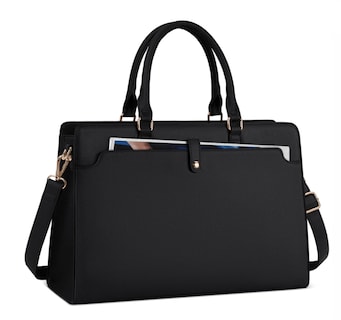 Foto 1 | Bolsa Negra de Mano para Laptop