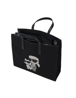 Foto 2 | Bolsa Karl Lagerfeld Negra para Mujer
