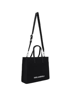 Foto 3 | Bolsa Karl Lagerfeld Negra para Mujer