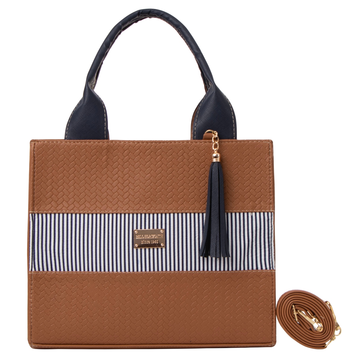 Bolsa Fana Malva Color Camel Fina