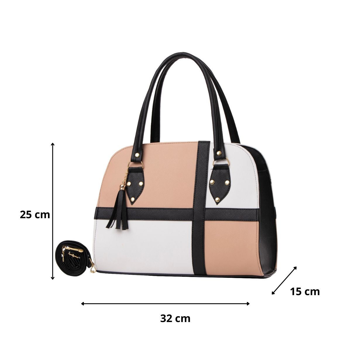 Foto 4 pulgar | Bolsa Fana Ilma Color Maquillaje /negro Fina