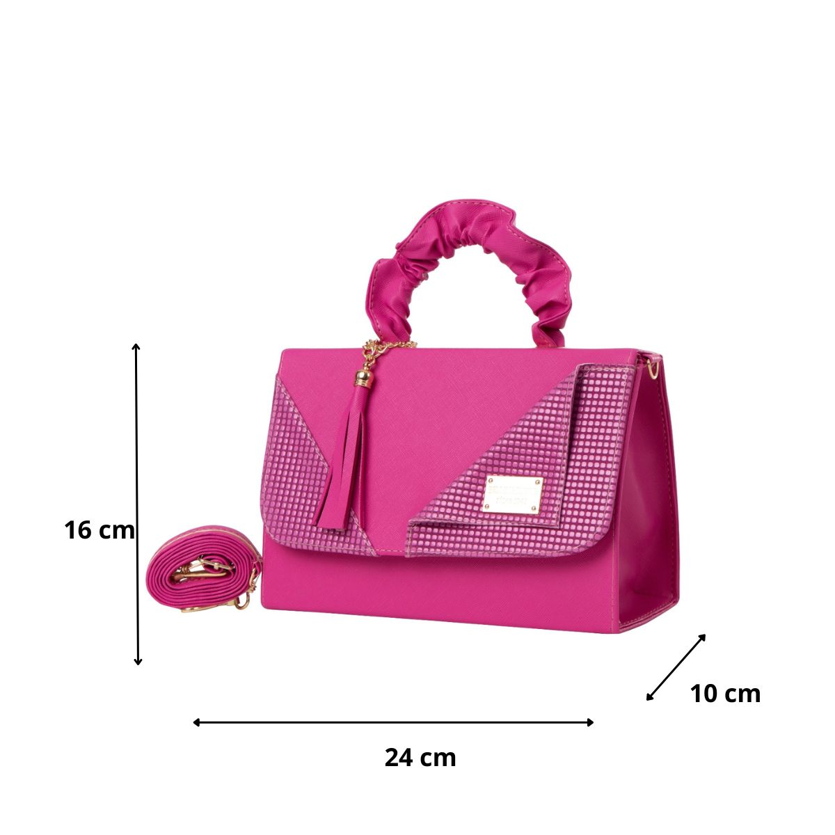 Foto 3 | Bolsa Fana Mirta Color Buganvilia Elegante
