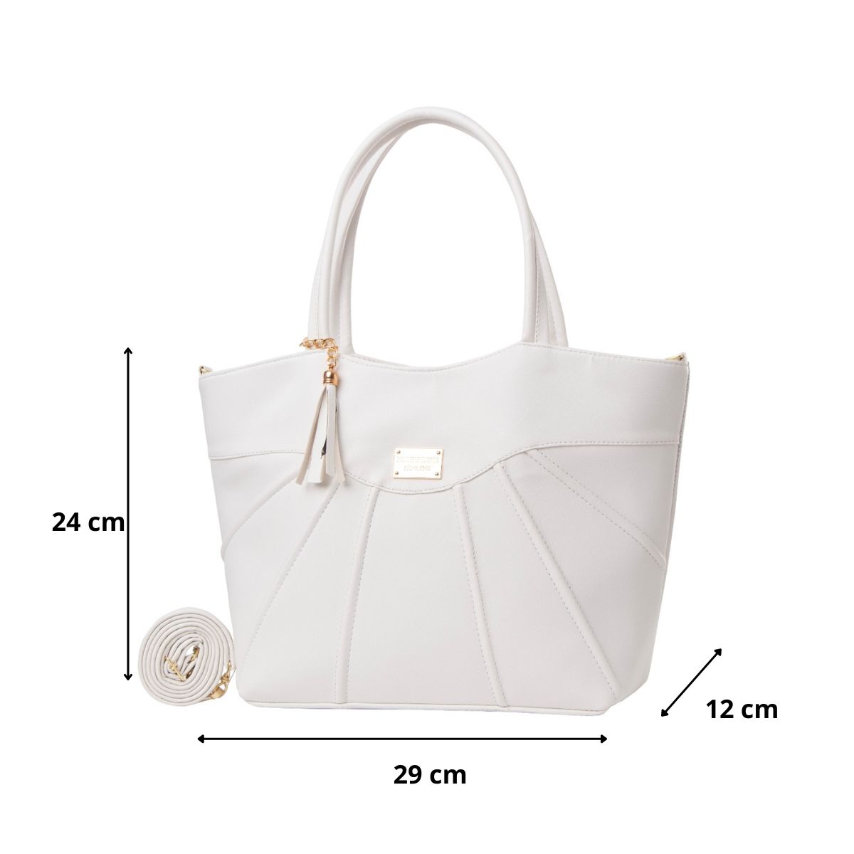Foto 3 | Bolsa Fana Kaia Color Blanco Especial