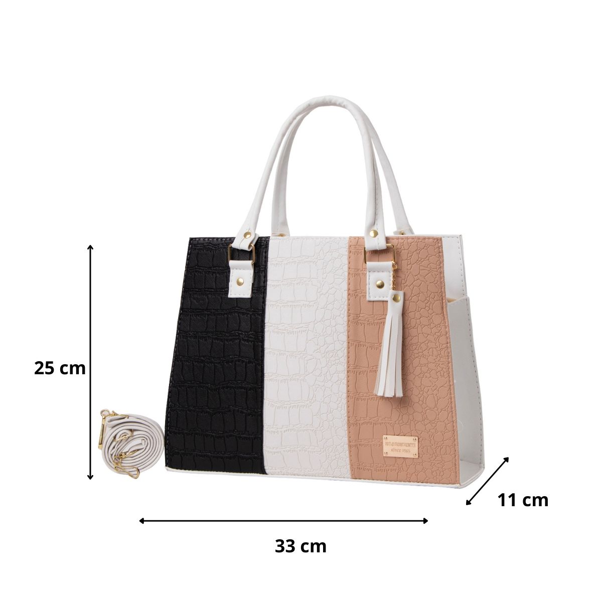 Foto 4 pulgar | Bolsa Fana Irma Color Negro / Maquillaje Juvenil