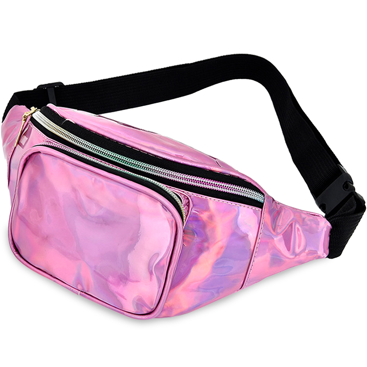 Foto 2 pulgar | Bolsa Cangurera Casual Para Mujer Ligera Multifuncional Rosa