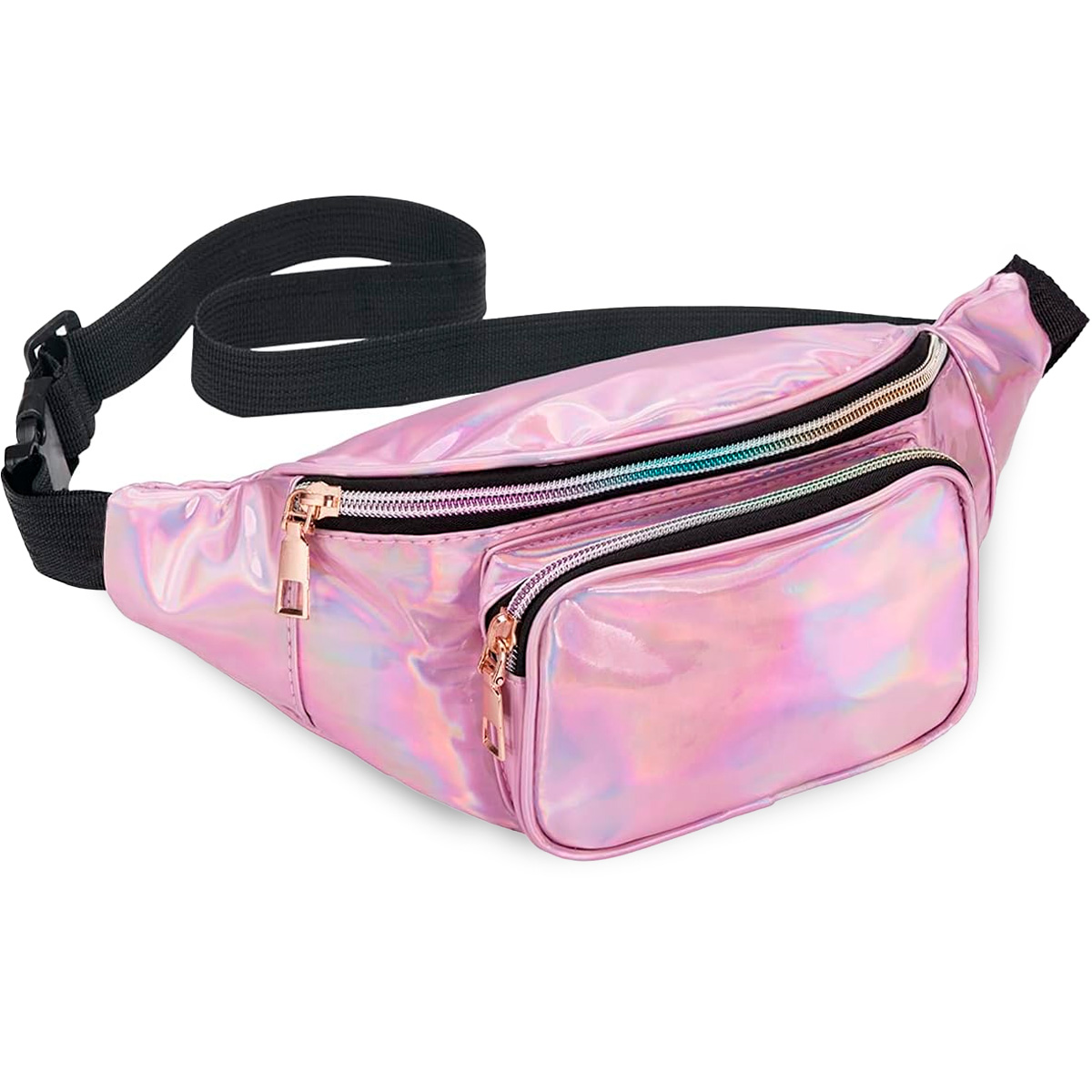 Foto 7 pulgar | Bolsa Cangurera Casual Para Mujer Ligera Multifuncional Rosa