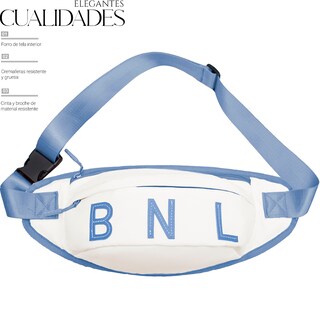 Foto 2 | Bolso Riñonera De Moda Multifuncional Casual Cangurera Crema