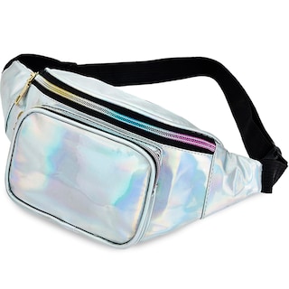 Foto 1 | Bolsa Cangurera Casual Para Mujer Ligera Multifuncional Plateado