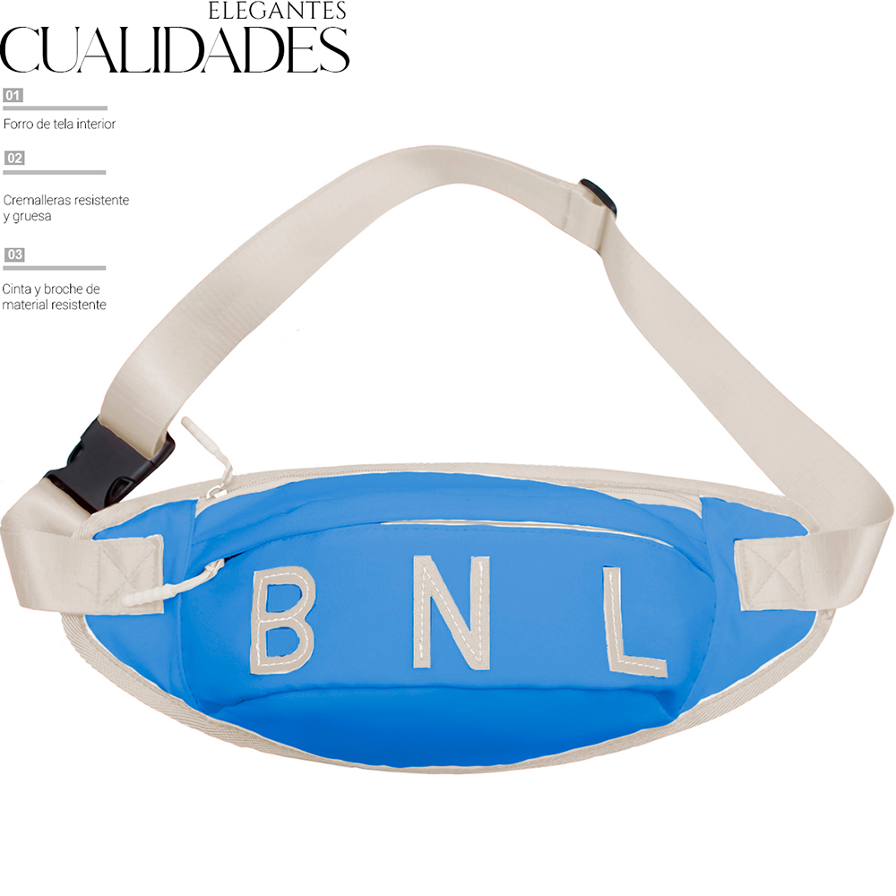 Foto 2 | Bolso Riñonera De Moda Multifuncional Casual Cangurera Azul