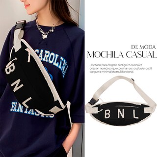 Foto 4 | Bolso Riñonera De Moda Multifuncional Casual Cangurera Azul