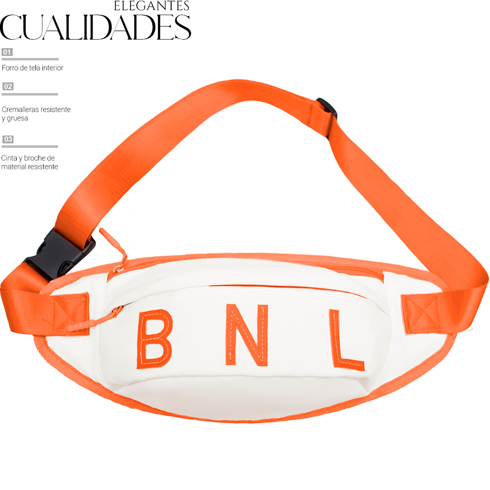 Foto 3 pulgar | Bolso Riñonera De Moda Multifuncional Casual Cangurera Naranja