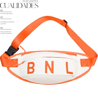 Foto 2 | Bolso Riñonera De Moda Multifuncional Casual Cangurera Naranja
