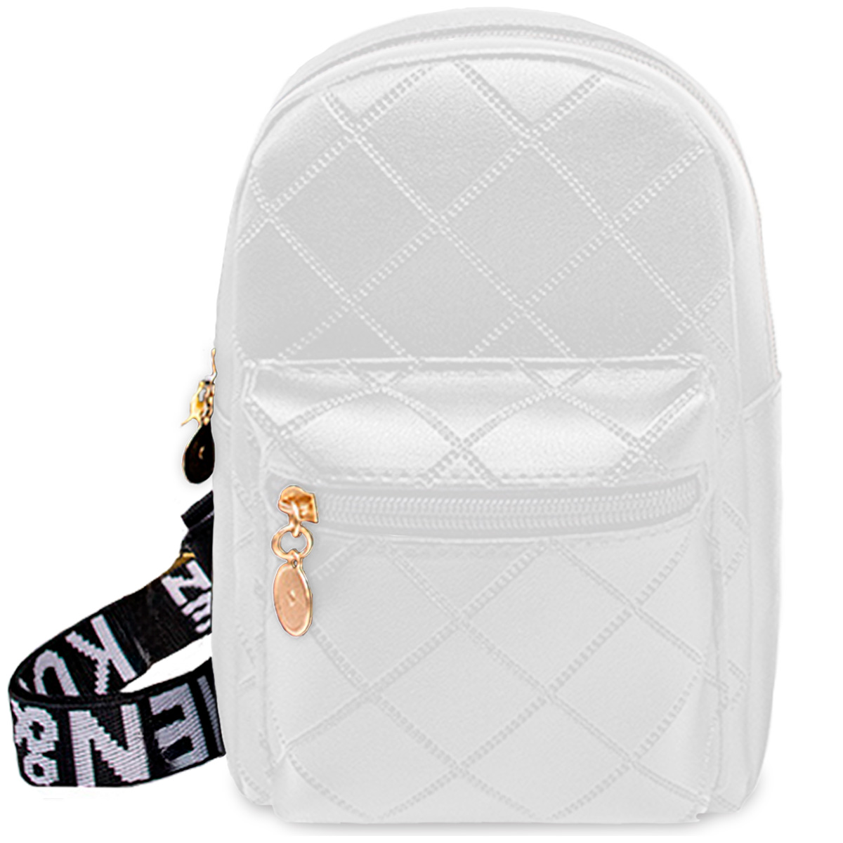 Foto 2 pulgar | Bolso Bandolera Para Mujer Impermeable Vini Piel Blanco