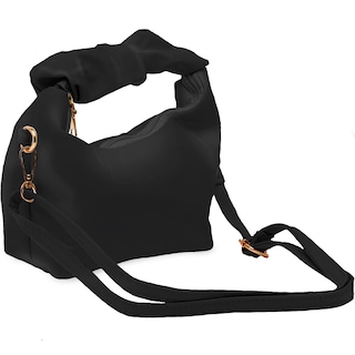 Foto 1 | Bolso de Mano Tipo Piel Elegante Casual Negro para Mujer