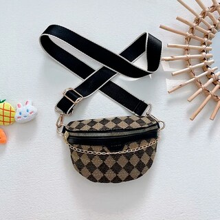 Foto 6 | Bolso Bandolera De Un Hombro Shendy Vendy Con Cadena De Metal Para Mujer Rombo Café