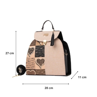 Foto 3 | Bolsa Yute Para Mujer Fana Tana Color Negro Reforzada