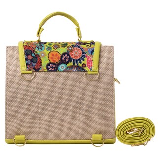 Foto 4 | Bolso Yute De Mujer Fana Roma Color Citrus Lúcela