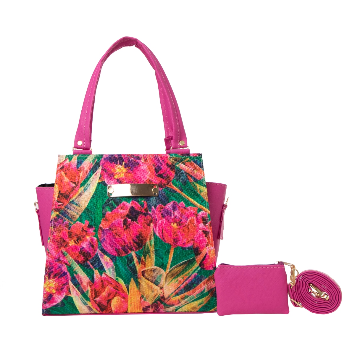 Bolsa Yute Para Mujer Fana Victoria Color Buganvilia Premium