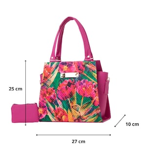Foto 3 | Bolsa Yute Para Mujer Fana Victoria Color Buganvilia Premium