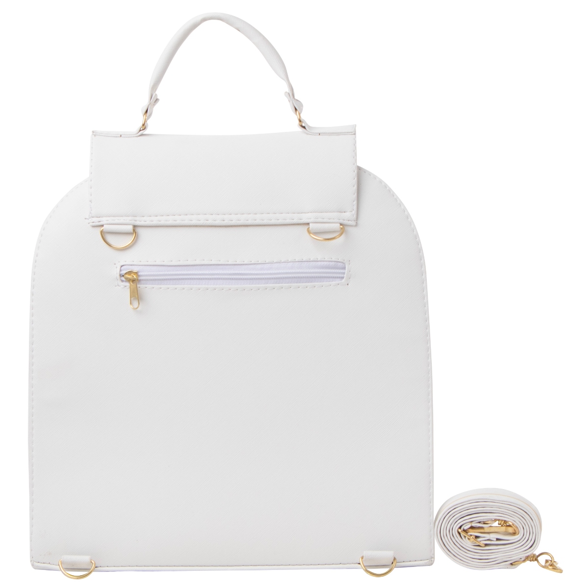 Foto 5 pulgar | Bolso Yute De Mujer Fana Sabina Color Blanco Bonita
