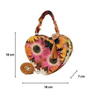 Foto 3 | Bolso Yute De Mujer Fana Pascuala Color Mostaza Espectacular